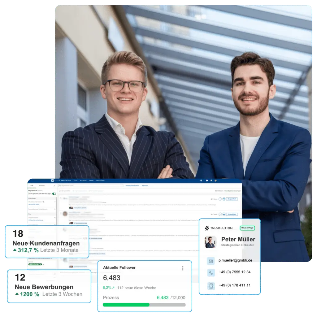 Agentur für Maschinenbau - LinkedIn & Website Marketing
