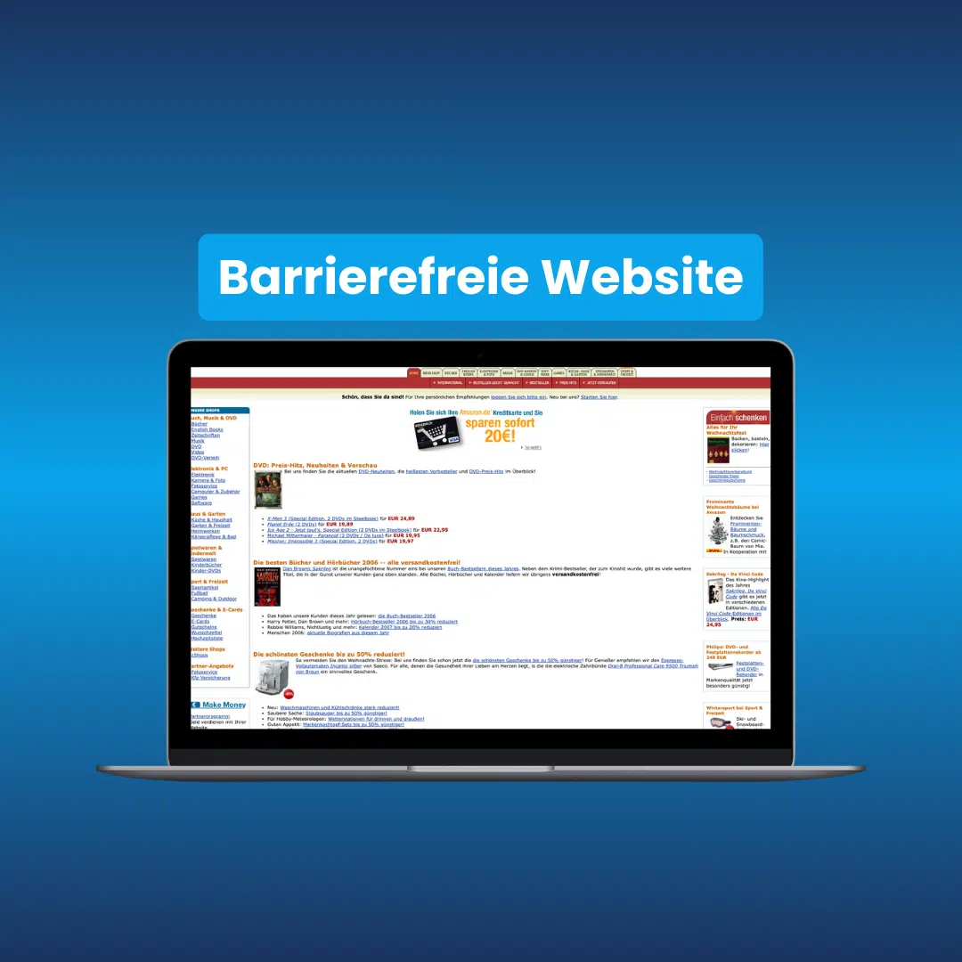 Barrierefreiheit Website TM-Solution